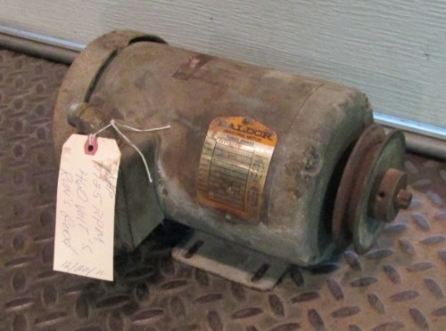 2 HP 1725 RPM Baldor, Frame 56, 208-230/460 Volts - Image 1