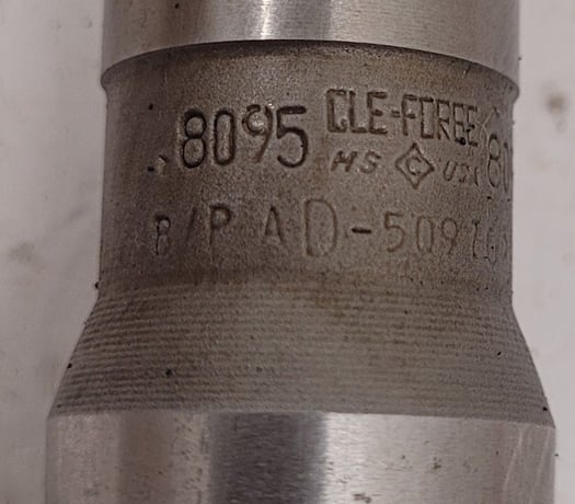 CLEVELAND TWIST DRILL - .8095" - 509702-681 MT3 Shank - Image 6