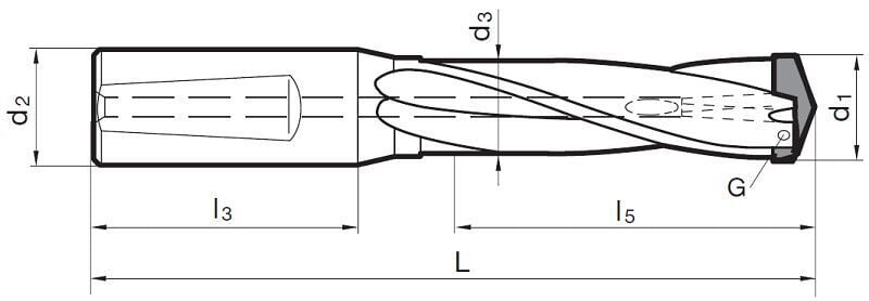 Guhring #5242, indexable insert drill, 20,005 - Image 9