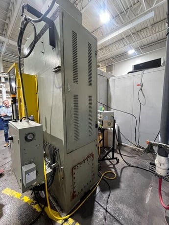 176 Ton, Accurl #HPPx160T/16T, 4-post guided ram gap frame hydraulic press, 22" stroke, 44" daylight, 39" - Image 3
