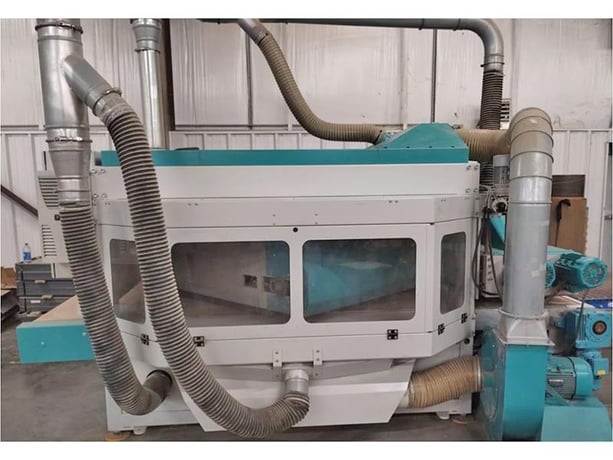 51" MB Roba-Tech #1300/2, denibbing rotational brush sander, 9-36 FPM, 2015 - Image 2