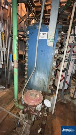 99 sq.ft., 100 psi shell, 100 psi tube, SGL #KV4C, Carbon Unibloc Heat Exchanger, 1.5" in/out process, 2" - Image 4