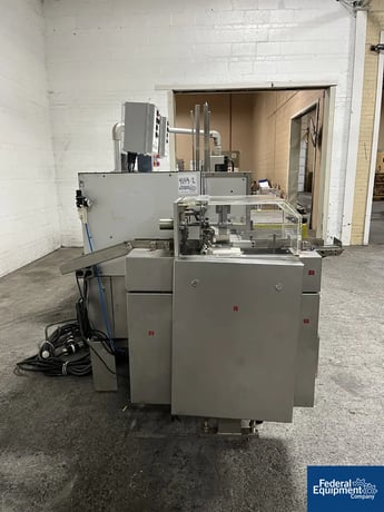 IWKA #CP150, Horizontal Cartoner, w/ leaflet & carton feeder, glue, scanner, sensor, PLC, 480 V., 1987 - Image 5