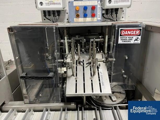 IWKA #CP150, Horizontal Cartoner, w/ leaflet & carton feeder, glue, scanner, sensor, PLC, 480 V., 1987 - Image 6