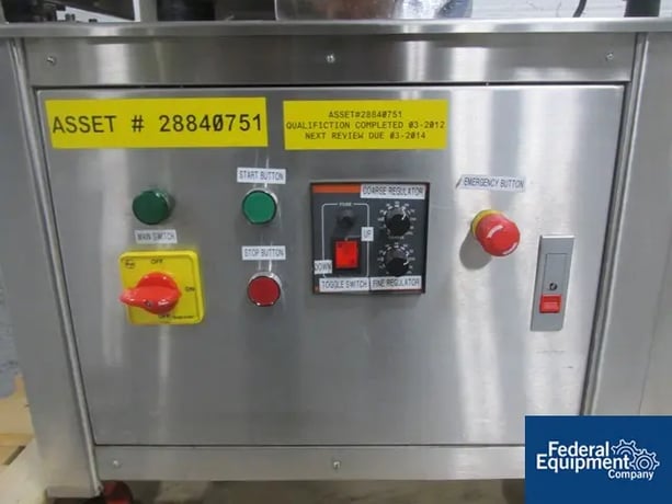 ACG Pam #MCS100, FIlled Capsule Sorter, Stainless Steel, 9" x 12" sort area - Image 8