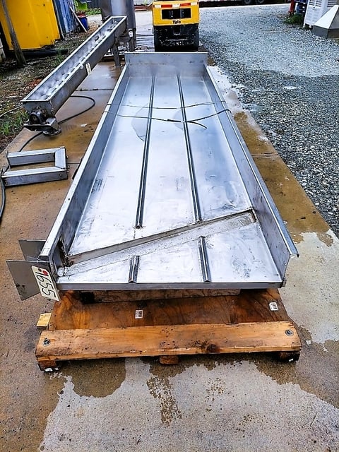 30" wide x 9.6' long, Cardwell #Vibe-O-Vey-30x9, vibratory conveyor, 5" high material trough - Image 3