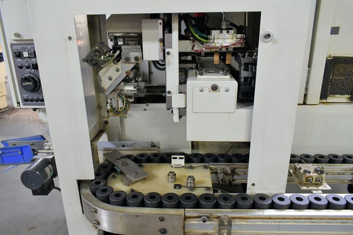 Miyano #Ocean-GN-3200, gang type CNC chuker with robotic loading, Fanuc 0iTD, 2008 - Image 5