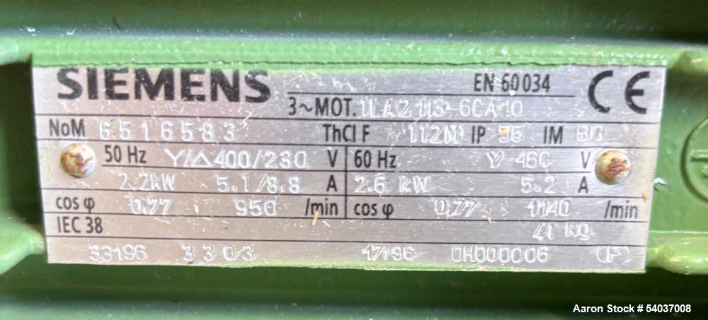 8.2" x 5.8" Rapid #1521, Granulator, 88 lb/hr, 1996 - Image 10