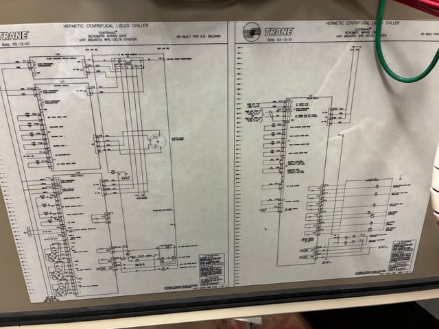 347 Ton, Trane, Hermetic Centrifugal Liquid Chiller, adaptive frequency drive, NEMA controls - Image 10