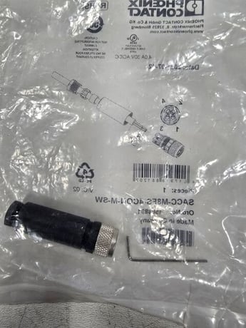 Phoniex contact sacc-m8fs-4con-m-sw connector new - Image 2