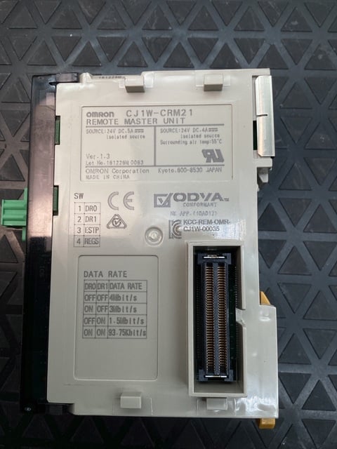 Omron #cj1w-crm21 componet master unit cj-series plc used - Image 6