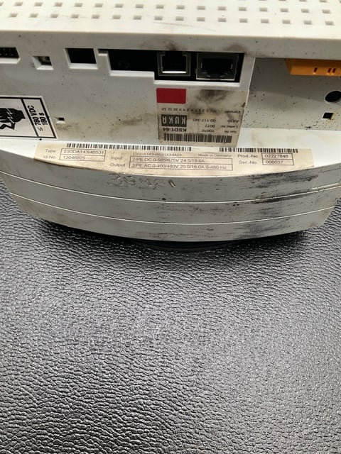 Kuka #KSD1-64 servo drive module 64a 600vdc 00-117-345 used - Image 5
