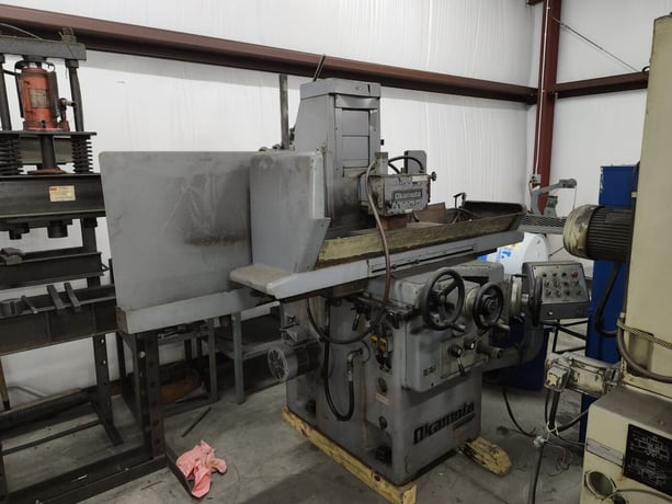 8" x 20" Okamoto #820A, surface grinder, magnetic chuck, 2 HP - Image 1