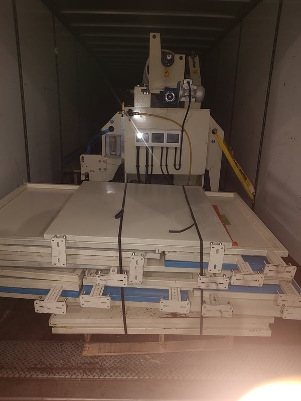 Baosuo #PF-EA-2900, 112" wide slitter rewinder, 3 unwind stands, 350 FPM, 2019 - Image 2