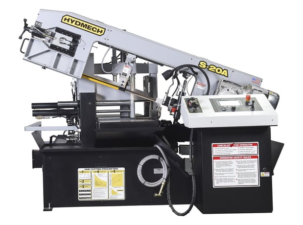 13" x 18" Hyd-Mech #S20A, scissor band saw, 1" x 14'10" blade, 5 HP, coolant - Image 1