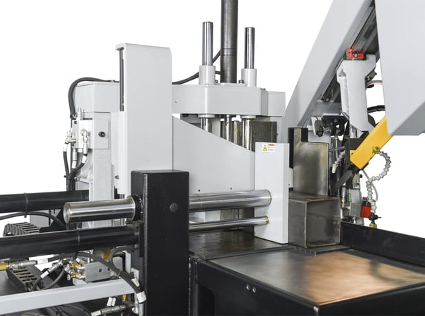 13" x 18" Hyd-Mech #S20A, scissor band saw, 1" x 14'10" blade, 5 HP, coolant - Image 4
