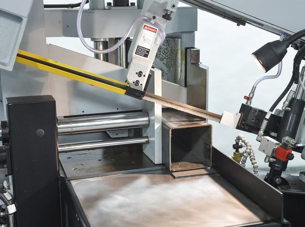 13" x 18" Hyd-Mech #S20A, scissor band saw, 1" x 14'10" blade, 5 HP, coolant - Image 6