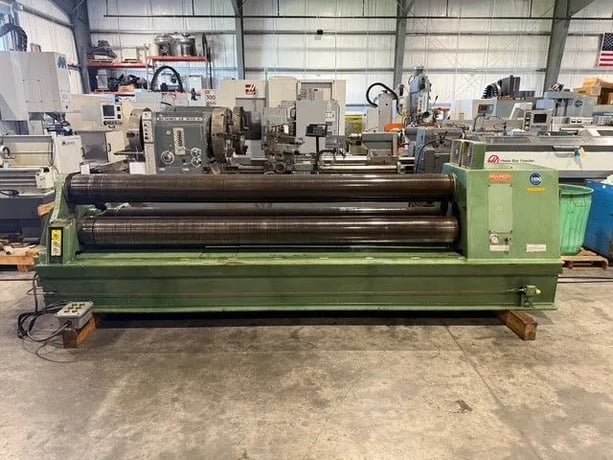 10' x 1/2" Roundo #PS-255, 3-roll plate bending roll, 10" top roll diameter, 13.39" side roll diameter - Image 2