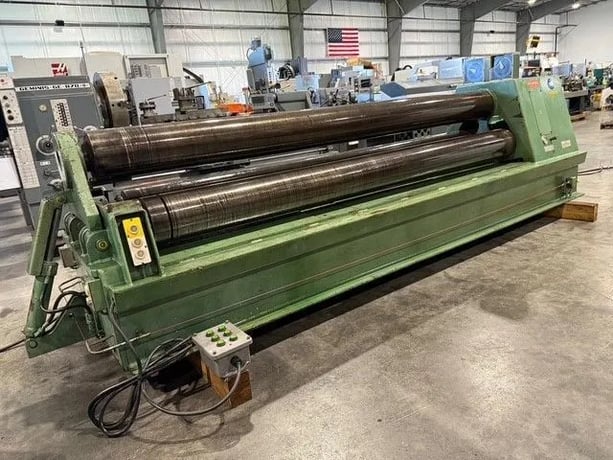 10' x 1/2" Roundo #PS-255, 3-roll plate bending roll, 10" top roll diameter, 13.39" side roll diameter - Image 3