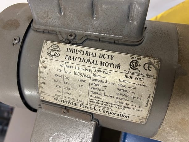 REM #CC10, can thrower, 10 HP, 1800-2000 cans/hr., reconditioned - Image 3