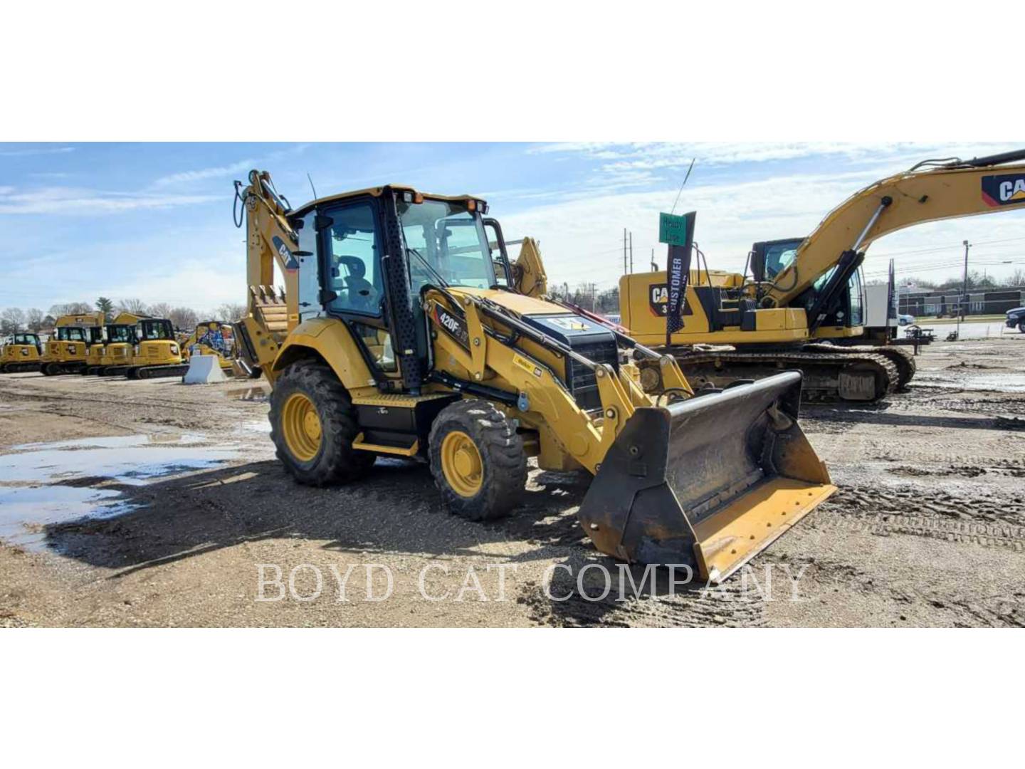 Cat 420F2IT, Backhoe Loader, 2642 hours, S/N: HWD04064, 2019 - Image 2