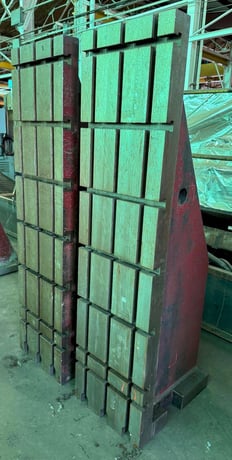 20" x 78" Angle Plates, (3) Vert T-Slots, (7) Horiz T-Slots (2 available) - Image 2