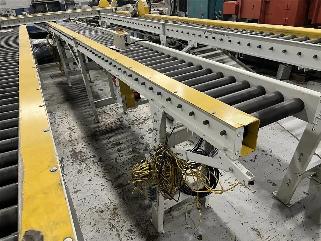 15" wide x 20' long, new london London Engineering #670-15-20, motorized roller conveyor, new, 2021 - Image 1