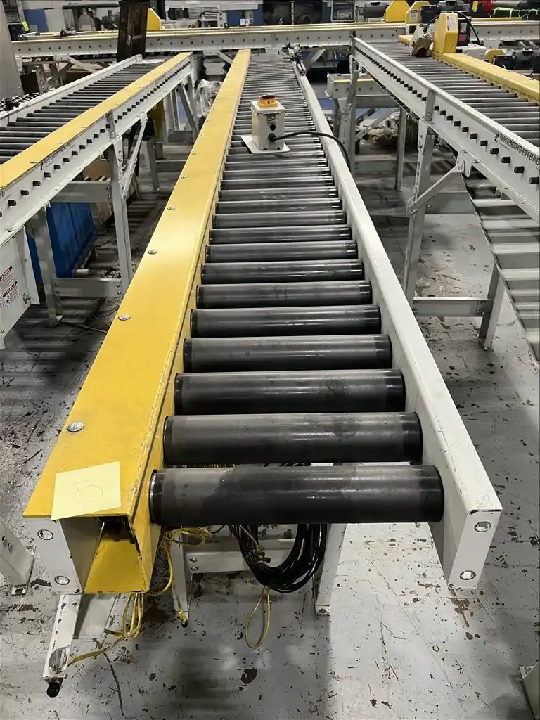 15" wide x 20' long, new london London Engineering #670-15-20, motorized roller conveyor, new, 2021 - Image 2