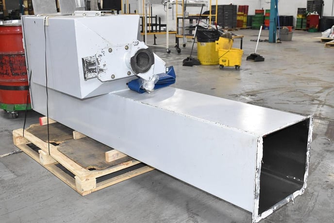 6 cu.ft. Sinto #6BB, tumbler blasters, Goff style 15 HP direct drive wheel, rubber belt, PLC controls, - Image 6