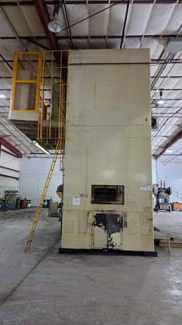 440 Ton, Stamtec #S2-400, straight side double crank press, 11.8" stroke, 27.5" Shut Height, air clutch & - Image 6