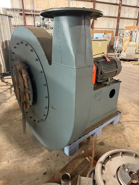 Stainless steel centrifugal pump, 30 HP, Westinghouse motor - Image 3