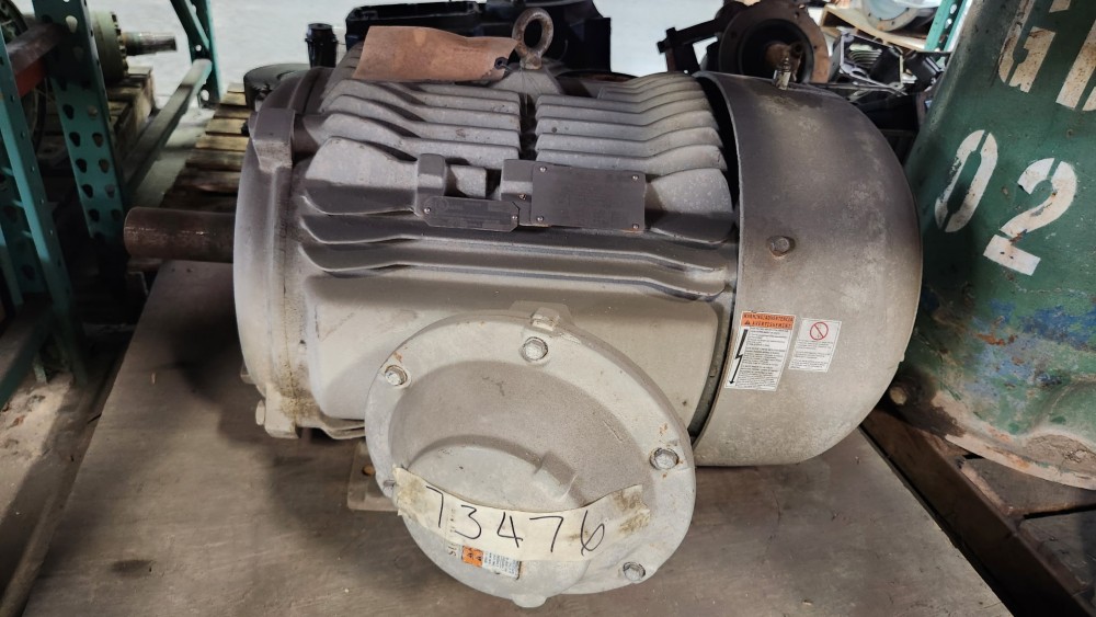 40 HP 1185 RPM Siemens 6P X-Proof, Frame 364T, TEFC, 230/460 Volts, refurbished - Image 3