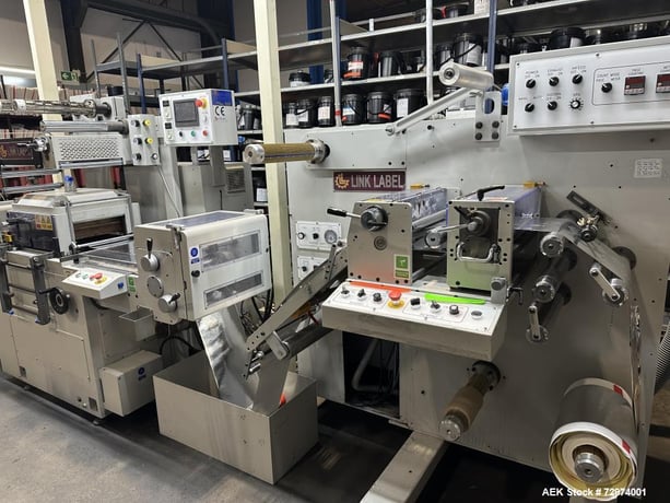 Link-Belt Label #H320, Hot Foil Printing Machine, 250 prints/min, 11.7" x 11.7" max print, 2016 - Image 3