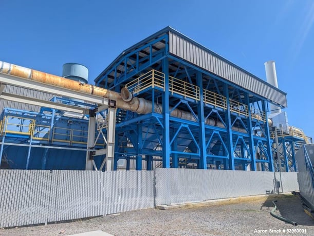 30000 cfm, Battery Recycling Systems, Air Filtration System, 150 HP Blower, 3ph, 24 VDC, Bag House - Image 1