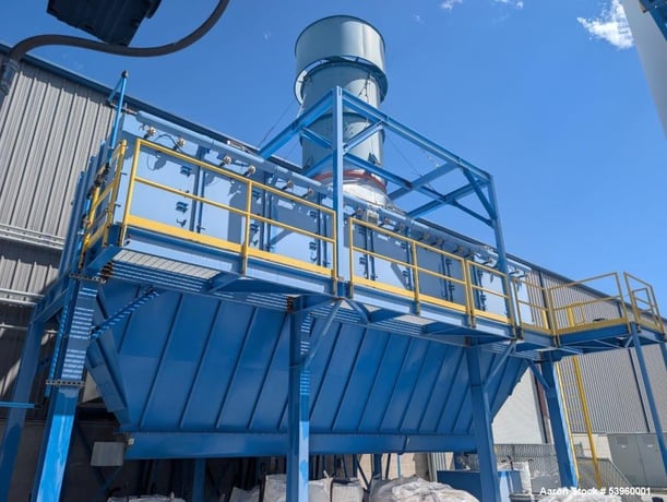 30000 cfm, Battery Recycling Systems, Air Filtration System, 150 HP Blower, 3ph, 24 VDC, Bag House - Image 4
