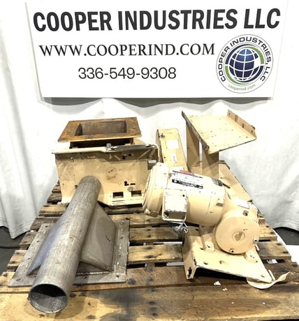 10" x 10" Mac #MD40, rotary airlock, Carbon steel, fixed tip rotor, 1 HP, 1725 RPM - Image 6