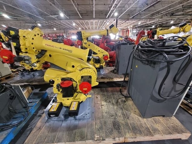 Fanuc, R-2000iC/210F, robot with R-30iB controls, missing wrist, refurbished - Image 1
