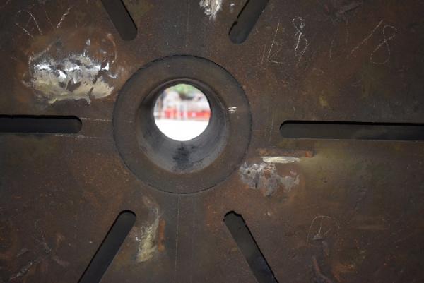 10000 lb. Ransome #5H, headstock, 47.5" table, 6" thru hole, 47" centerline, 1975 - Image 3