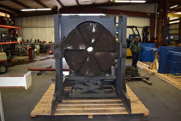10000 lb. Ransome #5H, headstock, 47.5" table, 6" thru hole, 47" centerline, 1975 - Image 5