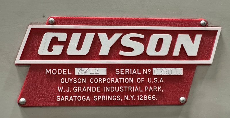 32" x 24" x 19" Guyson #SBP-40, cyclone reclaim 75/12, 750 cfm, safety interlock doors, 2003 (2 available) - Image 9