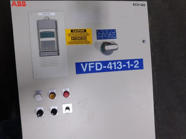 60 HP ABB, VFD drive cabinet, 68 amp, 480 V.AC - Image 10