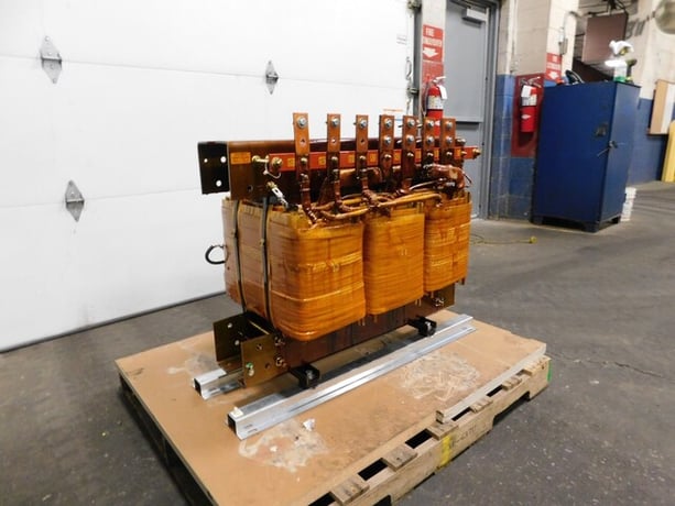 225 KVA 480 Primary, 208/120 Secondary, Liebert, Emerson A225C, transformer core - Image 3