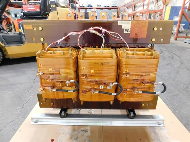 225 KVA 480 Primary, 208/120 Secondary, Liebert, Emerson A225C, transformer core - Image 7