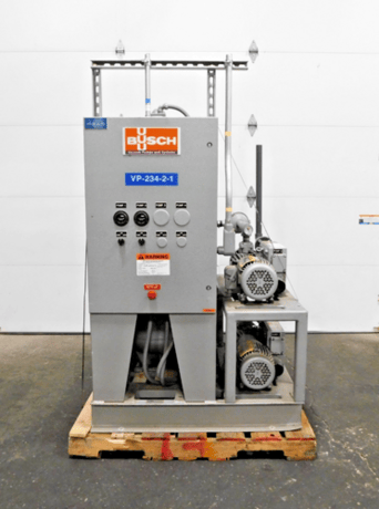 Busch #R5C0040, double vacuum pump system, 2 HP, 230/460 V., 3 phase - Image 1