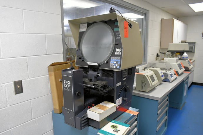 14" OGP, top bench optical comparator, 10/20/50X lens, geo functions, 1995 - Image 2