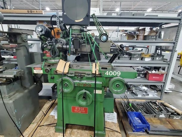 Hybco #3000, tool cutter & grinder, 6" x36" table, 14.5"X, 8.25"Y, 7.25"Z, 7" wheel diameter, Sony 2-Axis - Image 1