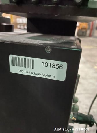 CTM #3600-PA, Pressure-Sensitive Labeler, Tamp-Blow, w/ stand & parts, 90 psi, PLC, 108-132 V., 3-5 CFM - Image 9
