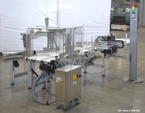Domino #M400, M-Series Print & Apply Labeler, LR, w/ Optel Inspection System, AB Powerflex Control - Image 4