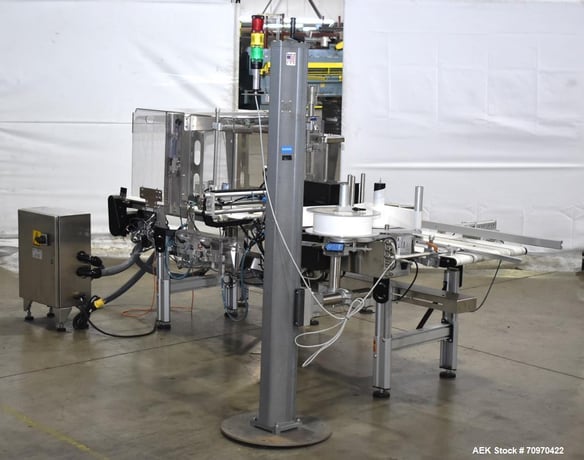 Domino #M400, M-Series Print & Apply Labeler, LR, w/ Optel Inspection System, AB Powerflex Control - Image 5