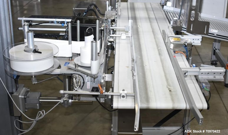 Domino #M400, M-Series Print & Apply Labeler, LR, w/ Optel Inspection System, AB Powerflex Control - Image 7
